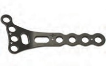 пластина для лікування переломів дистального відділу променевої кістки 4 отвори в голівці